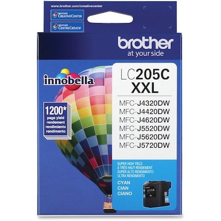 Brother Super High Yield Cyan Ink Cartridge LC205C