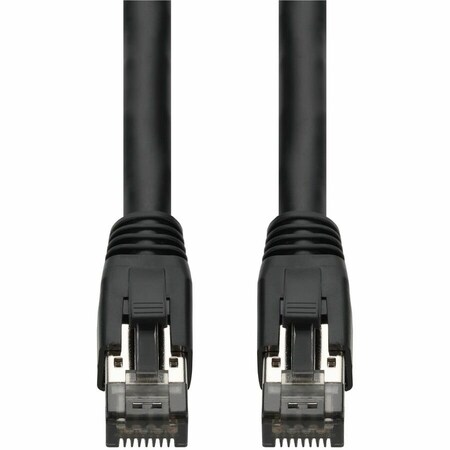 Add-On 10FT BLACK CAT8 S/FTP PVC ETHERNET CABLE SNAGLESS EASY BOOT RJ-45 M/M ADD-10FCAT8-BK