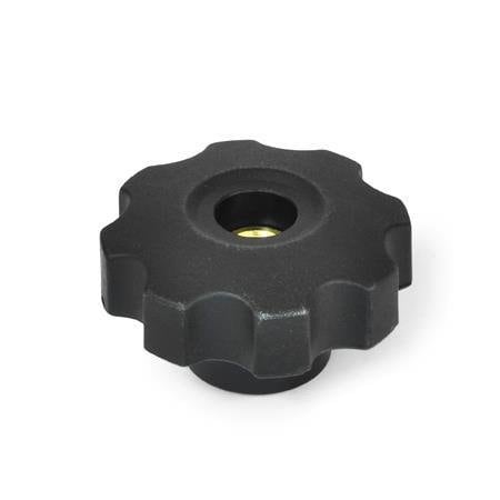 J.W. Winco Hand Knobs, Eight-Lobed Knobs 6303205