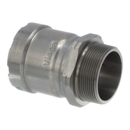 Viega MegaPress adapter P 2 MPT 2 carbon steel zinc-nickel coating 25125