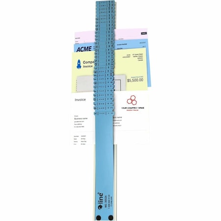 C-Line Products 2-1/2" x 23-1/2" Plastic All-Purpose Document Sorter, 1/EA 30526
