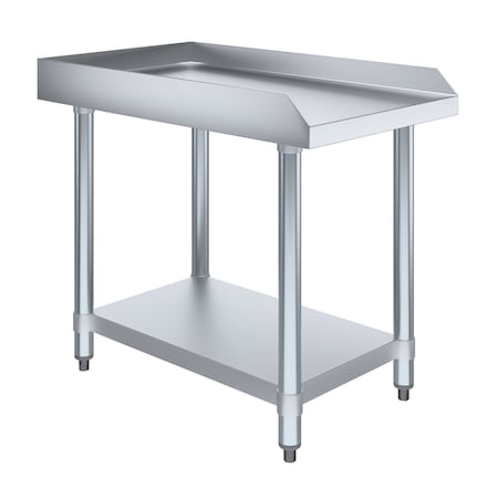 Amgood 30 in. x 18 in. Stainless Steel Equipment Stand ES-3018-Z