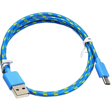 Sanoxy 1m/ 3ft USB Cable to Type C Fast Charger Cable (Blue) SNX-CABLE52