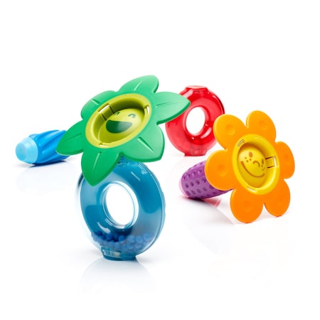 Smartmax My First Sounds & Flowers Magnetic Toy for Toddlers, 6-Piece Set SMX 247 US