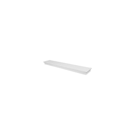 High & Mighty Floating Shelf 2in H X 36in W X 6in D White Wood White 515616