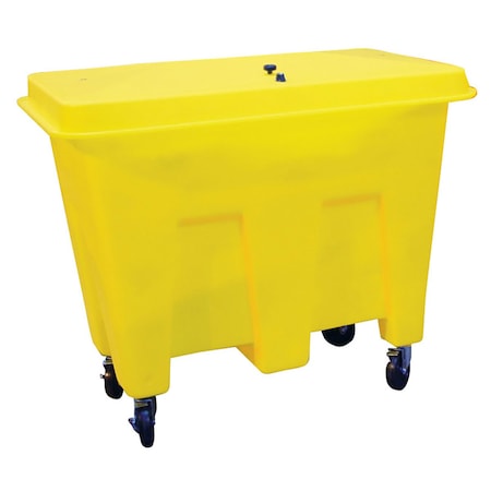 Brady Empty Spill Kit Truck- Large, Yellow, Polyethylene SC-LBIN