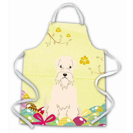 Carolines Treasures Easter Eggs Soft Coated Wheaten Terrier Apron BB6061APRON
