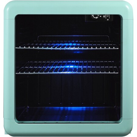 Magic Chef 1.7 cu. ft. Retro Beverage Cooler, Mint MCB17CHM