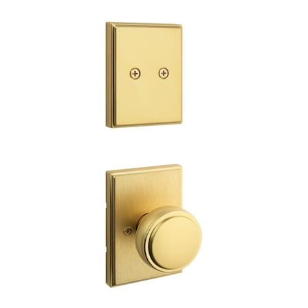 Kwikset Residential Handlesets Dummy Reversible Satin Brass 973SOKTRCT-4