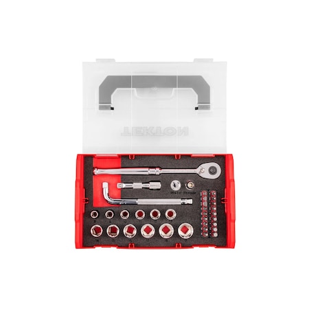 Tekton Socket Set, Steel, 35 Pieces SKT96200