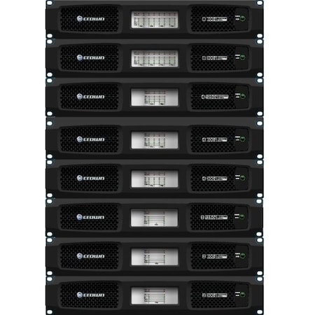 Harman Professional Solutions Crown DriveCore Install 8, 300 Amplifier - 2400 W RMS - 8 Channel - 20 Hz to 20 kHz - 1400 W DCI8X300UUSFX