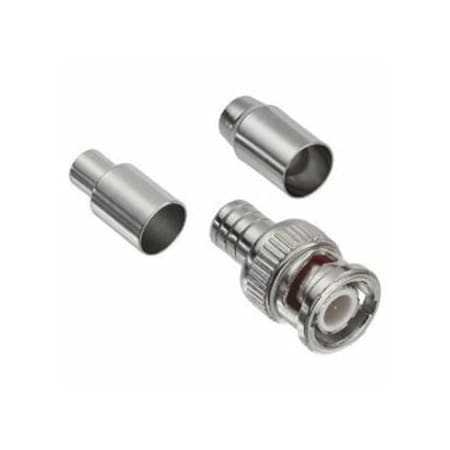 Gem By Triplett RG59 PVC, RG6 TFE BNC Male 2 Pc Cr, PK10 301-0TP