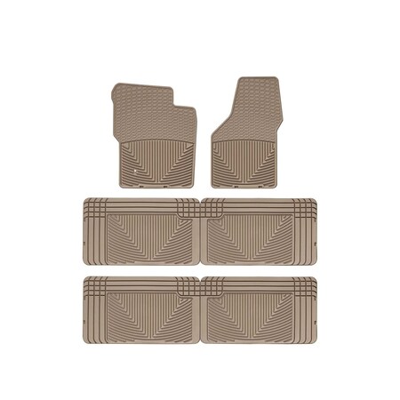 Weathertech Tan, Front, Rear, and Rear All Weather Floor Mats W19TN-W25TN-W25TN