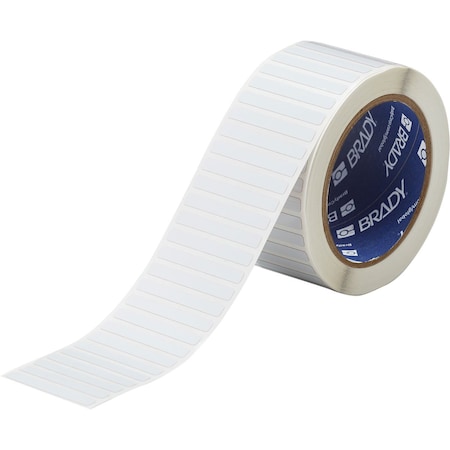 Brady High Temperature Glossy 2 mil Polyimide Labels 0.25 x 2 2500/RL QTY/Row 1 THT-15-797-2.5