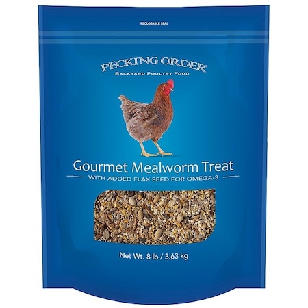 Pecking Order Treat Chicken Mealworm 8Lbs 009327