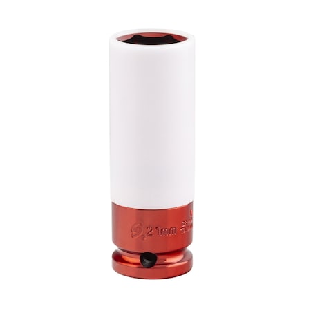 Sunex 1/2 in Drive 21Mm Extra Thin Wall Wheel Protector Impact Socket 284921