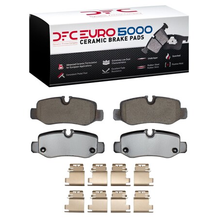 Dfc 5000 Euro Ceramic Disc Brake Pad Set,  1600-1893-01