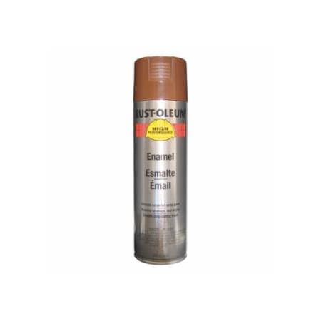 Rust-Oleum High Performance V2100 System Enamel Spray Paint, 15 oz, Chestnut Brown, Gloss Finish, 6PK 647-V2175838