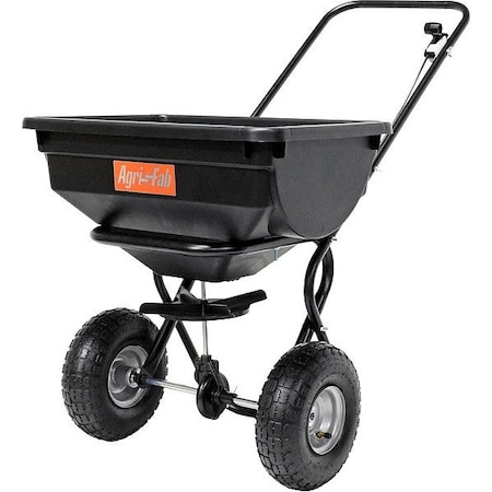 Agri-Fab Push Spreader, Black, 85 lb Cap., Steel 45-0388-800