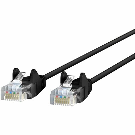 Belkin CAT6 SLIM 28AWG CABLE -BLACK-25FT CE001B25-BLK-S