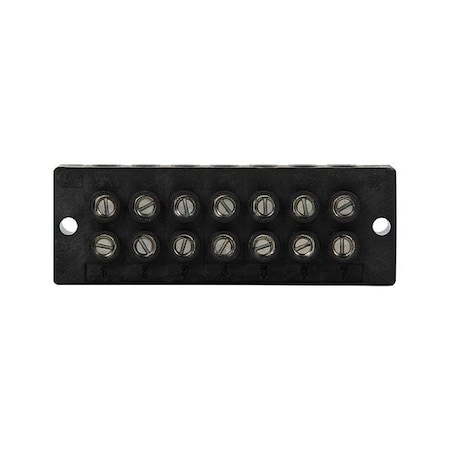 Eaton Bussmann Barrier Terminal Strip, 600 V, 7 Poles 14004-7
