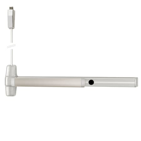 Von Duprin Grade 1 Surface Vertical Rod Exit, 36in, Less Bottom Rod, Cylinder Dogging, Satin Chrome CD9927EO 3 26D LBR