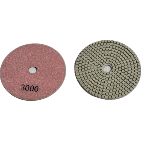Vantage Product Flexible Risen Bond Dry Polishing Pad, Concrete Finishing, 7'' R-FB53000
