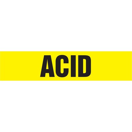 Accuform ASME ANSI PIPE MARKER ACID RPK109STC