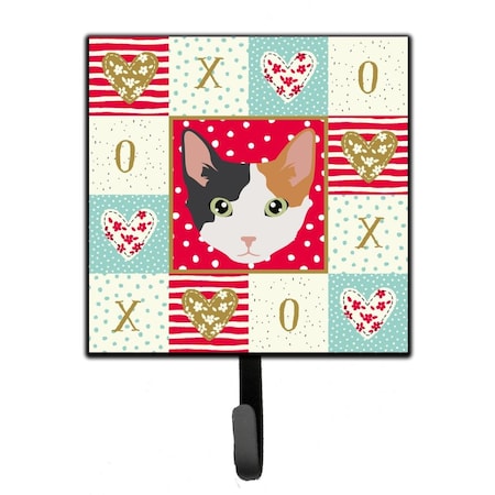 Carolines Treasures 4.25 x 1 x 7 in. Skookum Cat Love Leash or Key Holder CK5166SH4