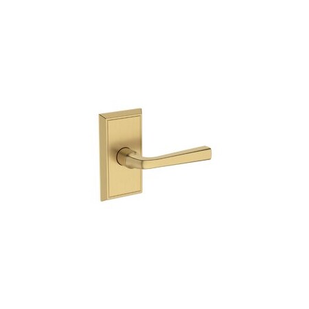 Baldwin Residential Door Levers Full Dummy Right Hand Lifetime Satin Brass FDKINHFR044