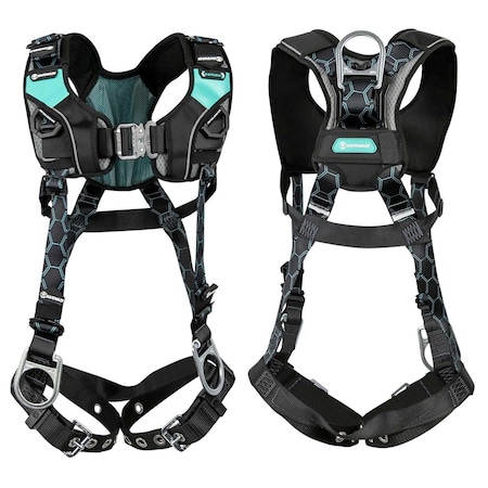 Safewaze Contour Full Body Harness: 3D, QC Chest, TB Legs (XL) 025-1668