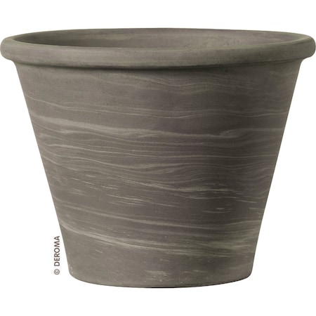 Deroma 9.8'' Grafite Clay Duo Vasum Planter 5025JP98Z