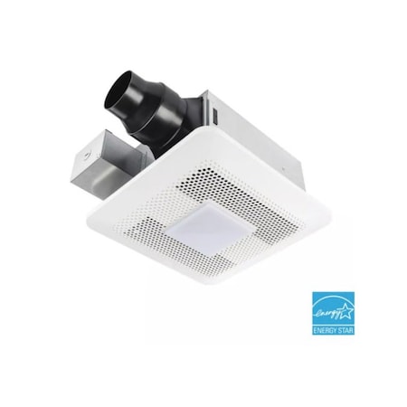 Panasonic Whisper Remodel 80/110 CFM 0.3/0.8 Sones 120V Auto Bath Exhaust Fan with LED Light RG-R811LHA