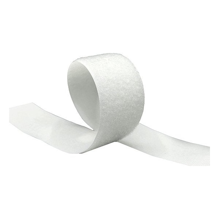 Zoro Select Hook-and-Loop Fastener, White, Roll SWL100-50