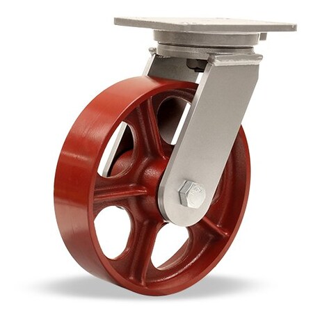 Hamilton Champion Swivel Caster, 10" x 2-1/2" Metal Wheel, 3/4" Precision Tapered Bearing S-CH-10MT