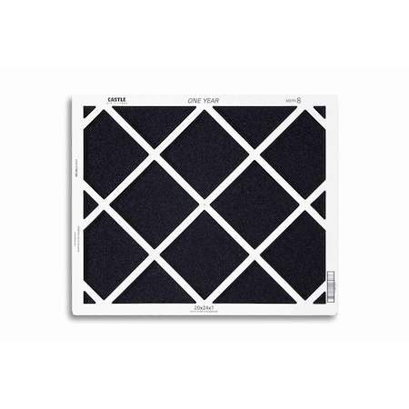 Castle Filters 20x24x1 Castle High Flow MERV 8 HVAC One-Year Air Filter 1-2024