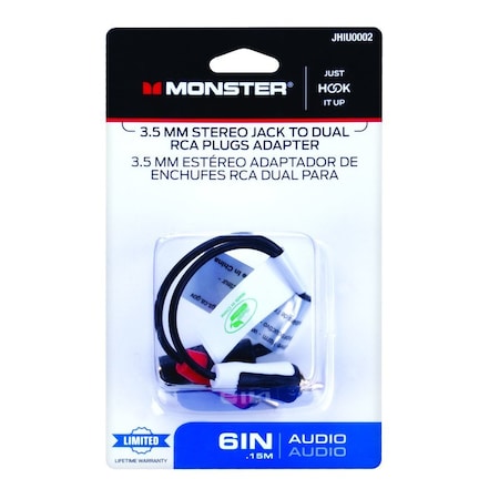 Monster Cable Just Hook It Up Audio Visual Adapter JHIU0002