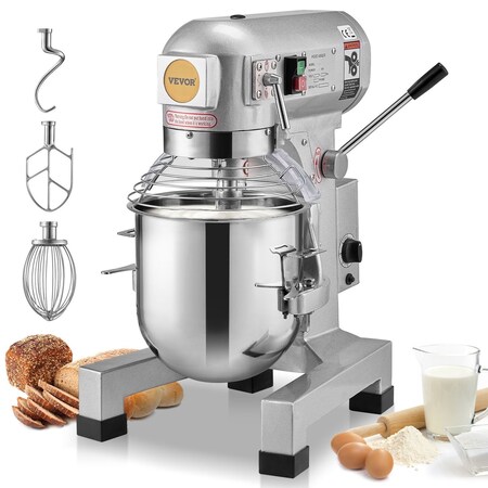 Vevor Commercial Food Mixer 28.5L 3-Speed Stand Dough Mixer 1100W for Restaurant B30B