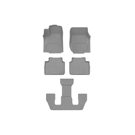 Weathertech Grey, Front and Rear and Rear FloorLiner HP 461696-1-2-3IM