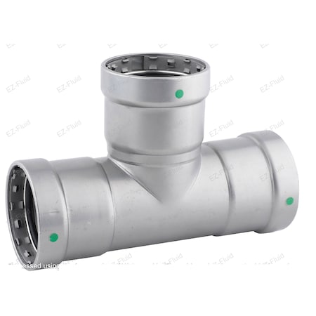 Ez-Fluid 1 Carbon Steel Mega Press Type X P PRESS TEE EPDM EZPST39