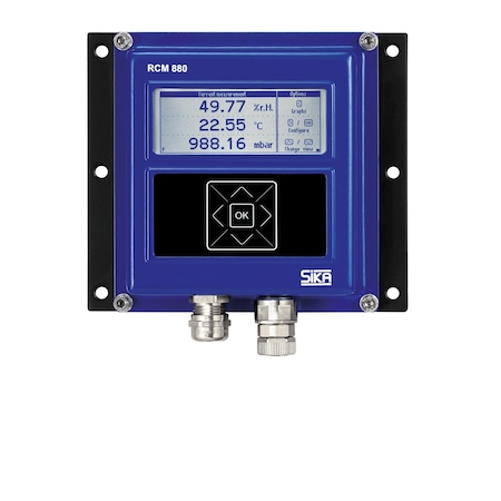 Sika Usa Room Condition Monitor RCM 880, Base Only Humidity/Temp/Pressure, 3 Outputs, IP65, 24V, ma/V Output 880TPHXMU10