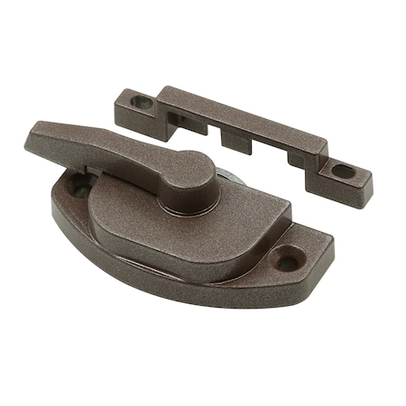 Prime-Line Window Sash Lock with Keeper, Cam Action, Bronze Finish, (Single Pack) F 2910