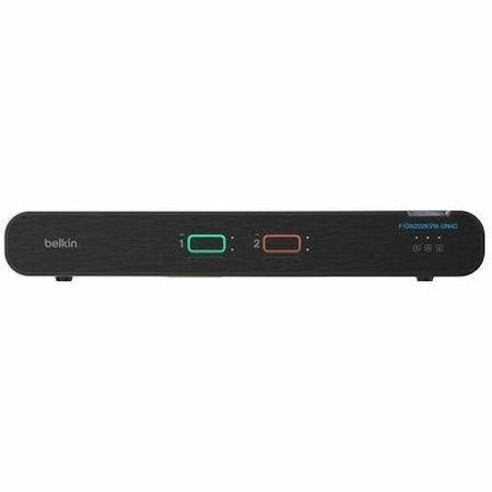 Belkin 2 PORT 2 HEAD DP/ UNIVERSAL SKVM WO/CAC PP4.0 F1DN202KVM-UN4C