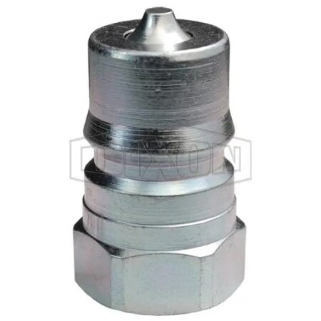 Dixon 1/2 ISO-B PLUG, 1/2 F-NPTF STEEL, FKM, F-H4F4-HV