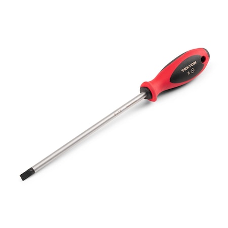 Tekton 8 mm Slotted Screwdriver, 8 in. Shank DWS01416