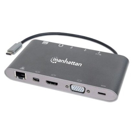 Manhattan - Strategic Manhattan USB 3.1 USB-C to 7-in-1 Docking Station 152808