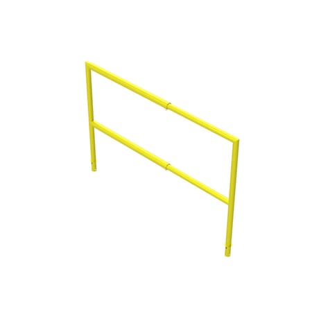 Safety Rail Mobile Adjustable Rail 3ft-5ft, Yellow 400846