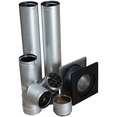 Procom Heating Horizontal Vent Kit For Vented Garage Heater GHHVK