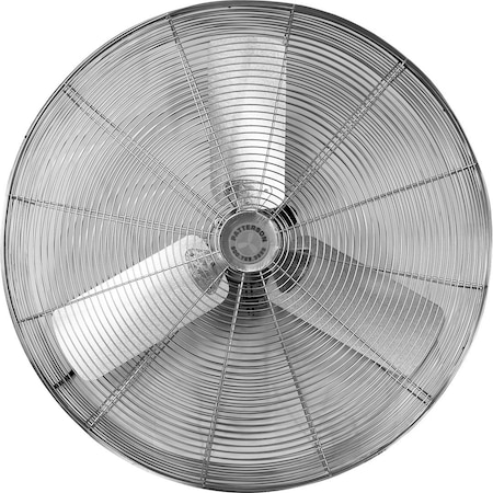 Patterson Standard-Duty Industrial Fan, Silver FPC24A-SS-TEAO