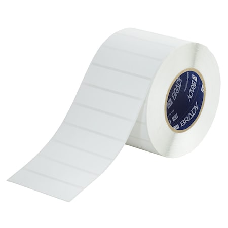 Brady Direct Thermal Printable Removable Paper Labels 1 in H x 4 in W White 3000/RL DT-276-816-3